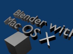 blender mac osx