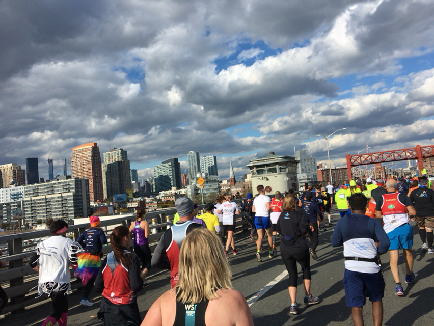 nyc marathon bridge