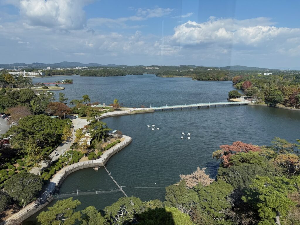 tokiwa park in Ube city